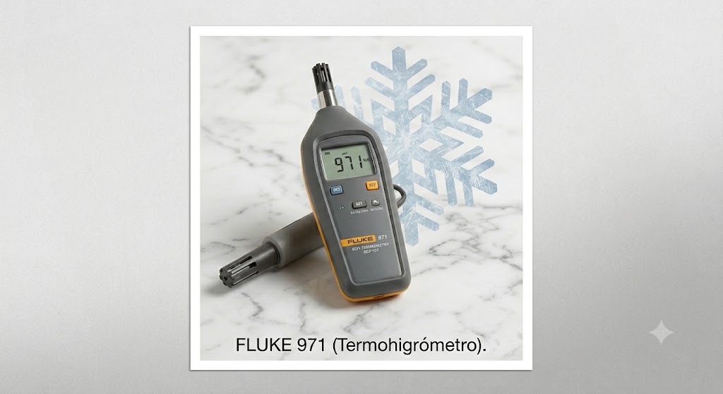 MEDIDOR DE TEMPERATURA Y HUMEDAD FLUKE 971